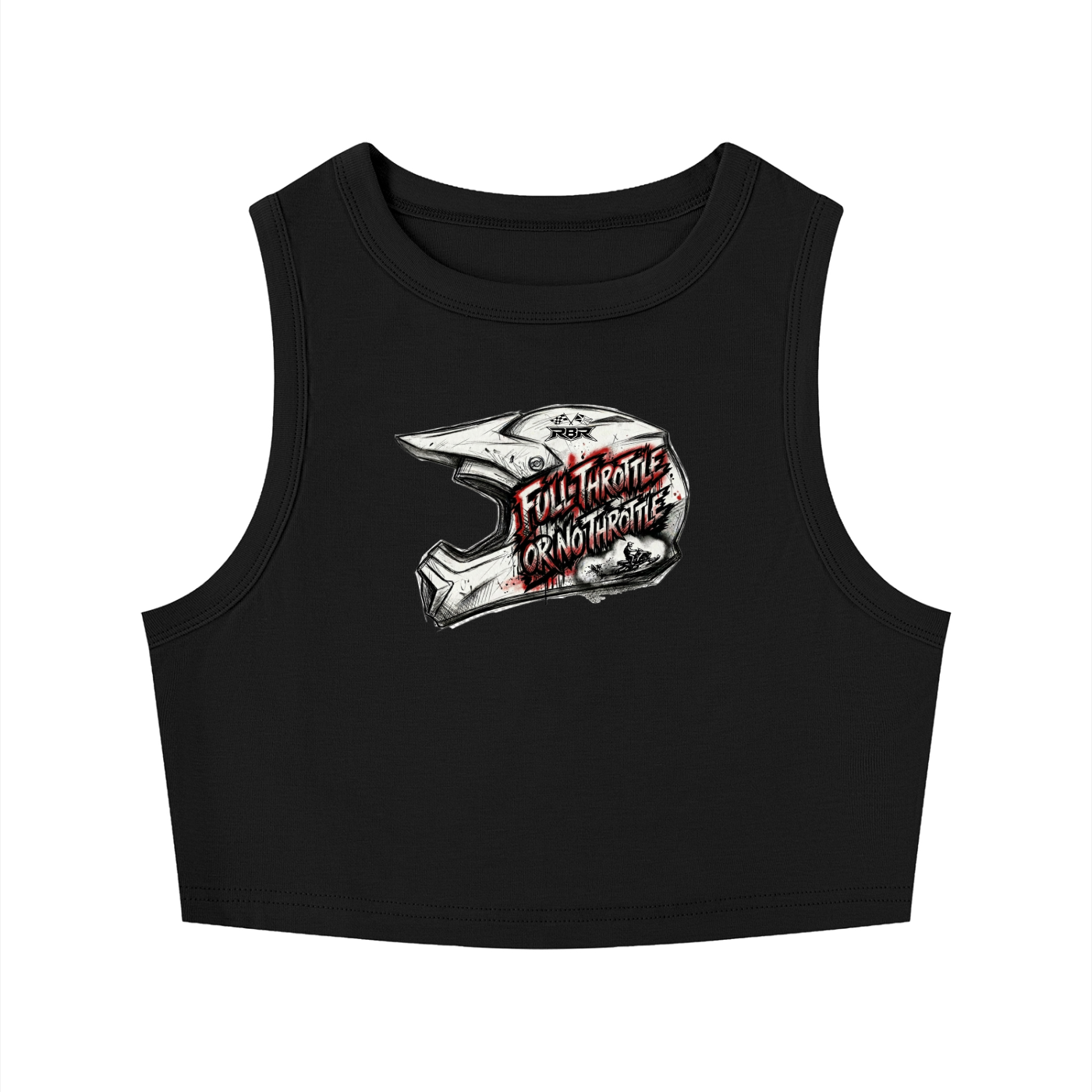 Women's Full Throttle Crop Tank Top