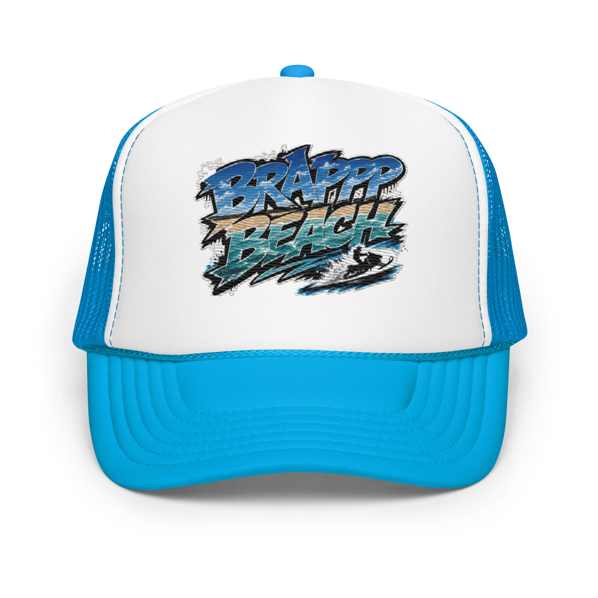 Brappp Beach trucker hat