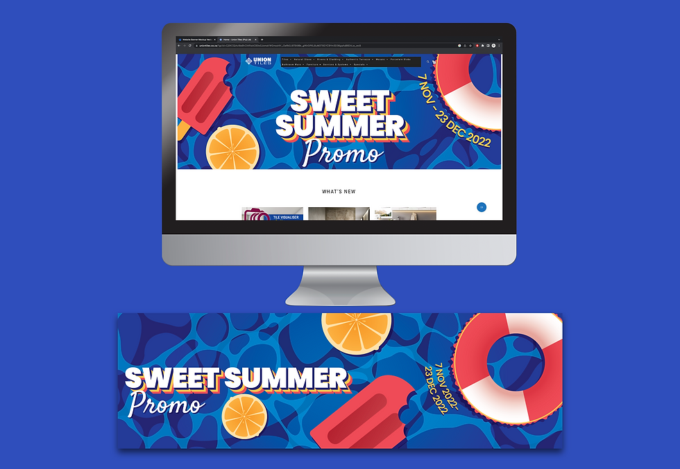 Sweet Summer Promo web banner