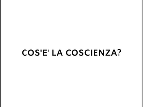 COS'E' LA COSCIENZA?
