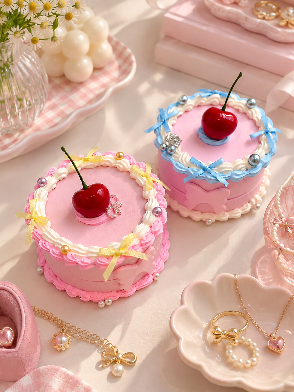 Thumbnail: Handmade Cake Jewerly Box 