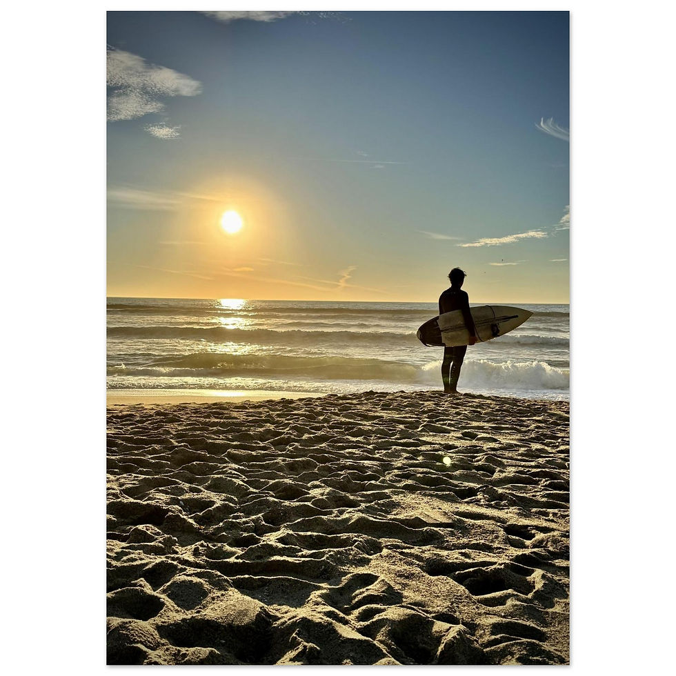 Surfer In Full Sun