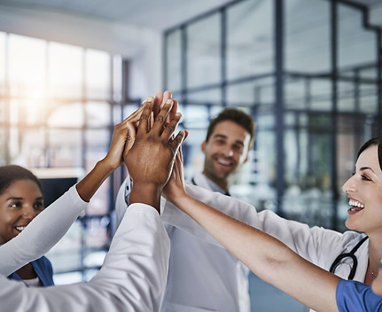 heres-saving-more-lives-shot-group-doctors-joining-their-hands-solidarity-hospital