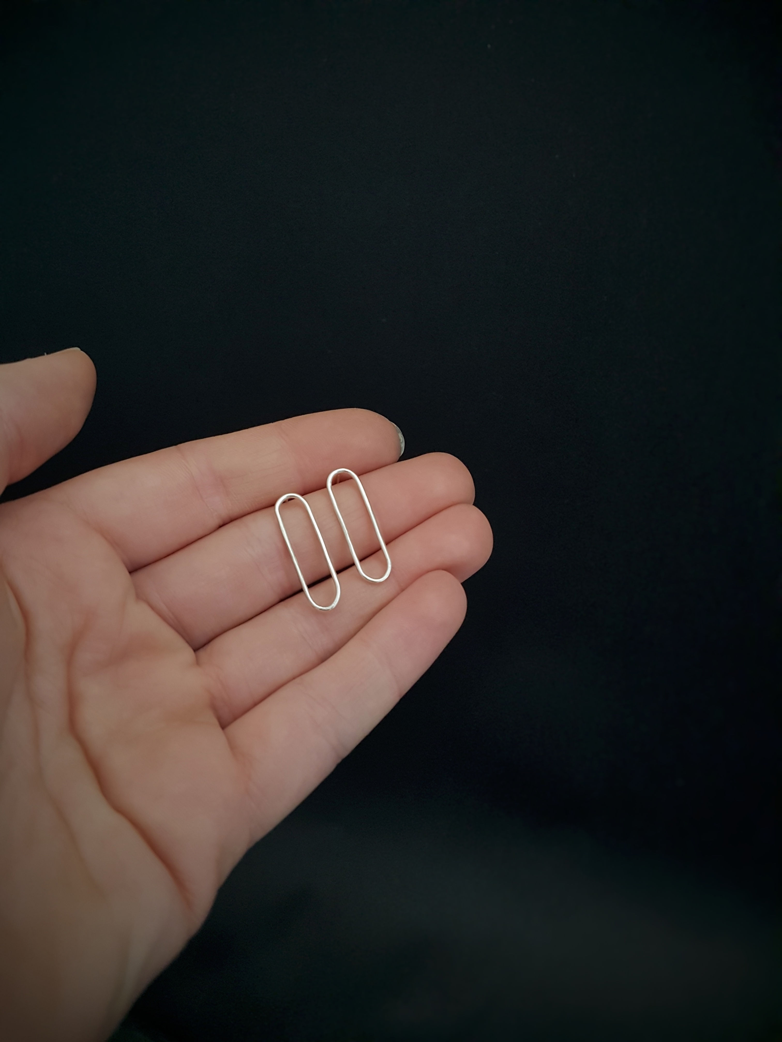 Stretched Oval Studs