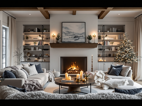 Magical Winter Wonderland Home: Cozy & Elegant Interior Design Ideas!