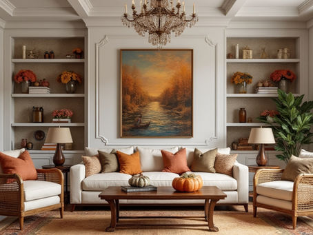 Cozy & Elegant Fall Decor: Southern Black Traditional Interior Design for Your Home