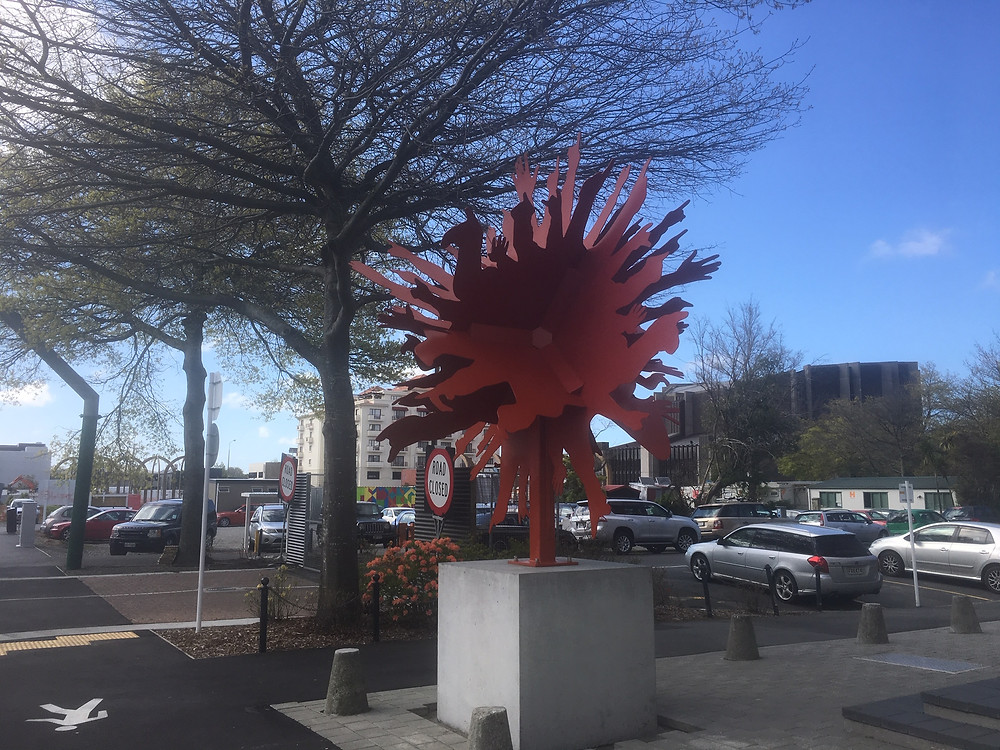 Scape Public Art - Christchurch, New Zealand. Arc Spraying, Galvanising, Painting