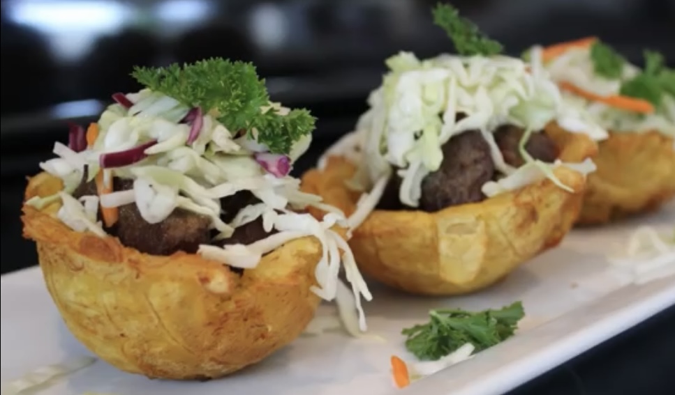 Arranged Food and Objects