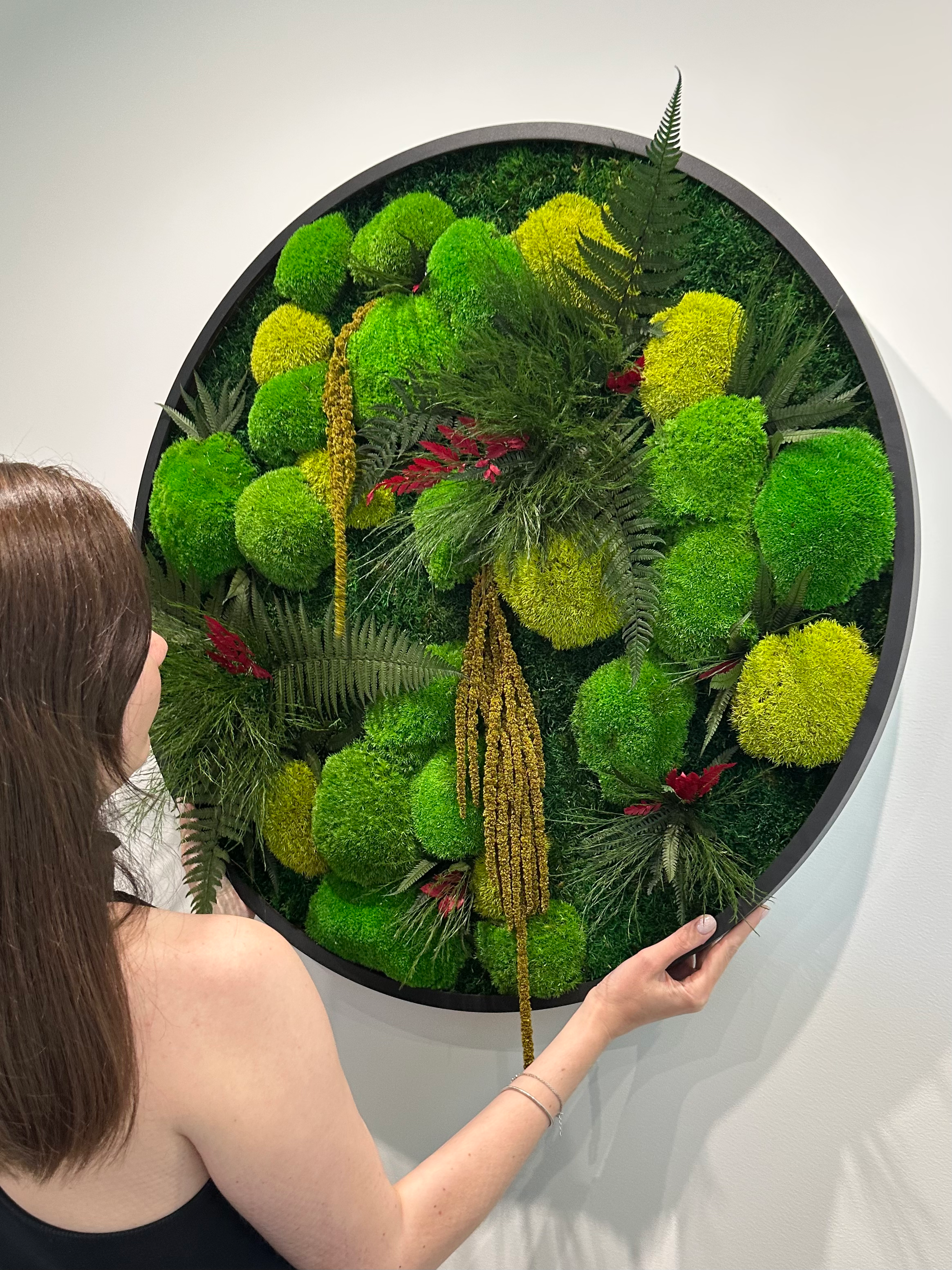 Панно зі стабілізованим мохом “Зелений Оазис”