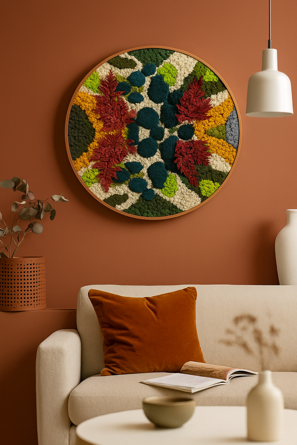 Панно зі стабілізованим мохом “Forest Energy”