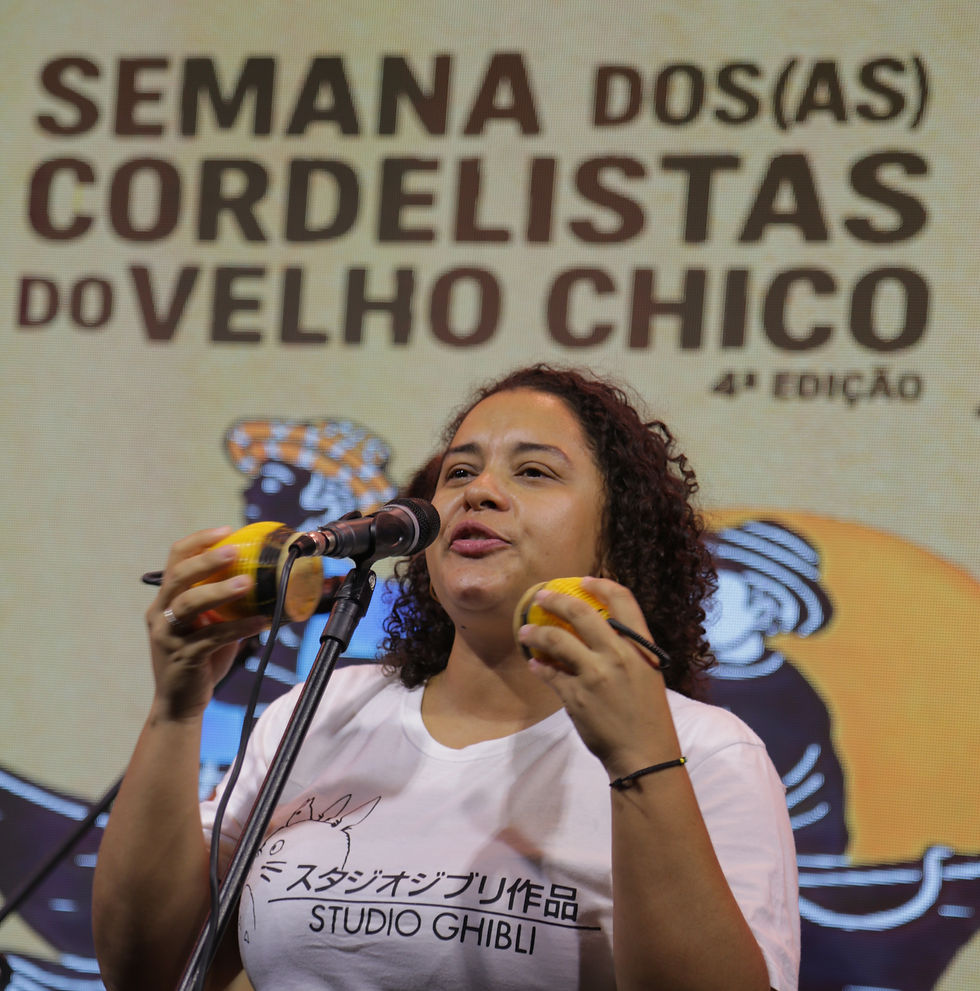 Crisna Imhof, do Grupo Ciranda Embolada