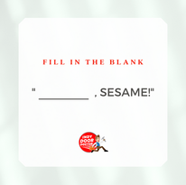 Fill in the Blanks!