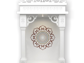 Customized Wall Mounted Mandir — A Stunning Addition to Your Home