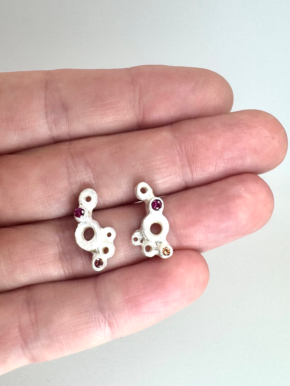 Thumbnail: Cianalas stud earrings 1 - fire