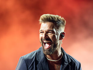 Ricky Martin fellépése közben