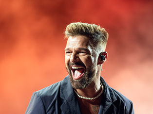 Ricky Martin fellépése közben