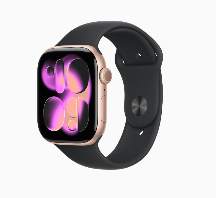 Thumbnail: Apple Watch Series 11 (46mm Case, Rubber Band, GPS)