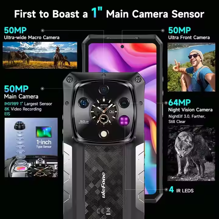 Thumbnail: ULEFONE ARMOR 28 ULTRA THERMAL 1TB - UNLOCKED - BRAND NEW