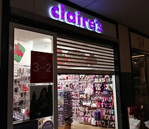 reabilitação da loja Claire´s