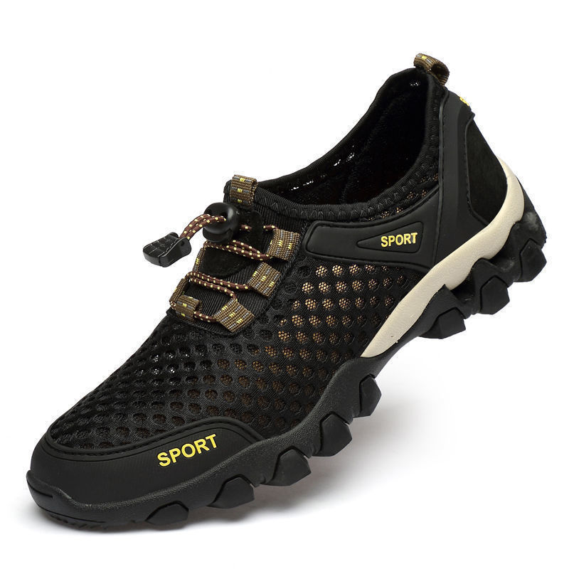 Thumbnail: Men's Summer Lightweight Breathable Mesh Hiking Wading Shoes