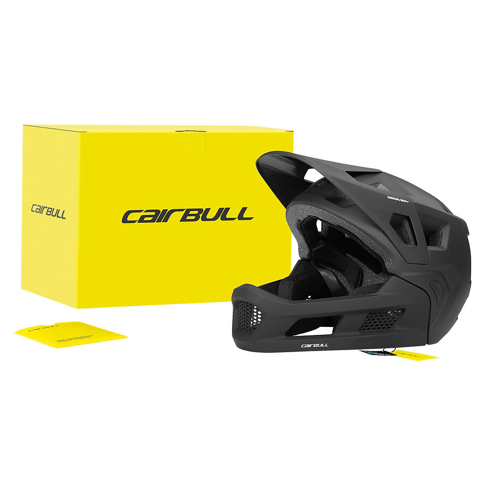 Thumbnail: Cairbull Mountain Bike Cycling Helmet with Detachable Chin Strap