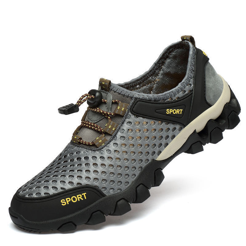 Thumbnail: Men's Summer Lightweight Breathable Mesh Hiking Wading Shoes