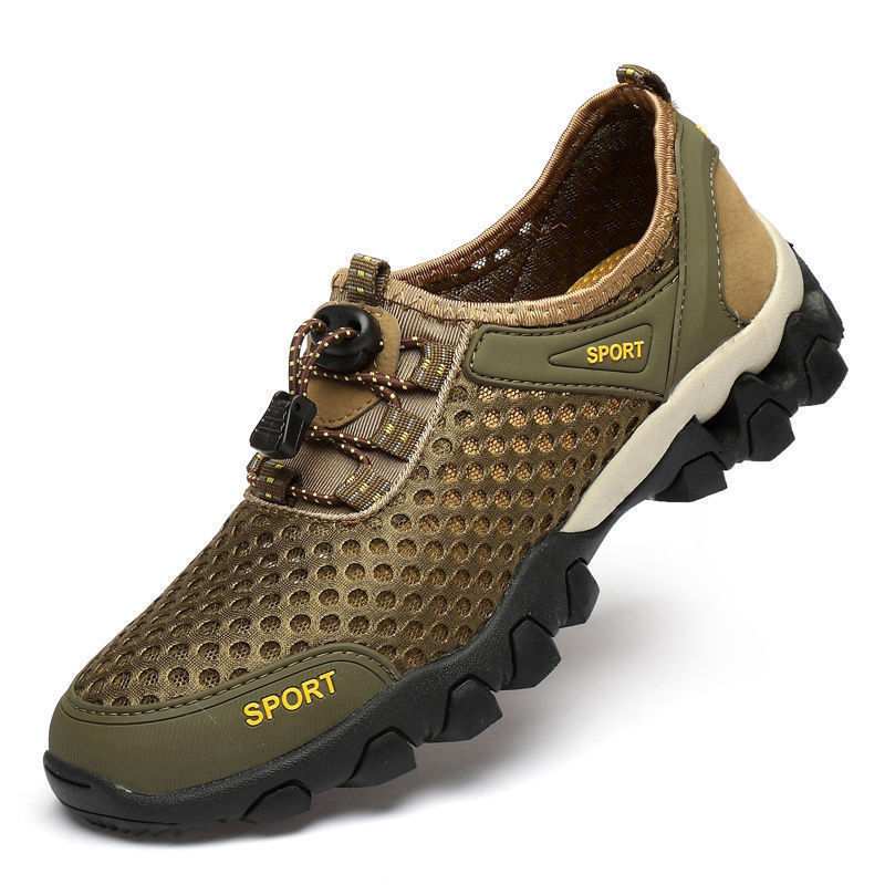 Thumbnail: Men's Summer Lightweight Breathable Mesh Hiking Wading Shoes
