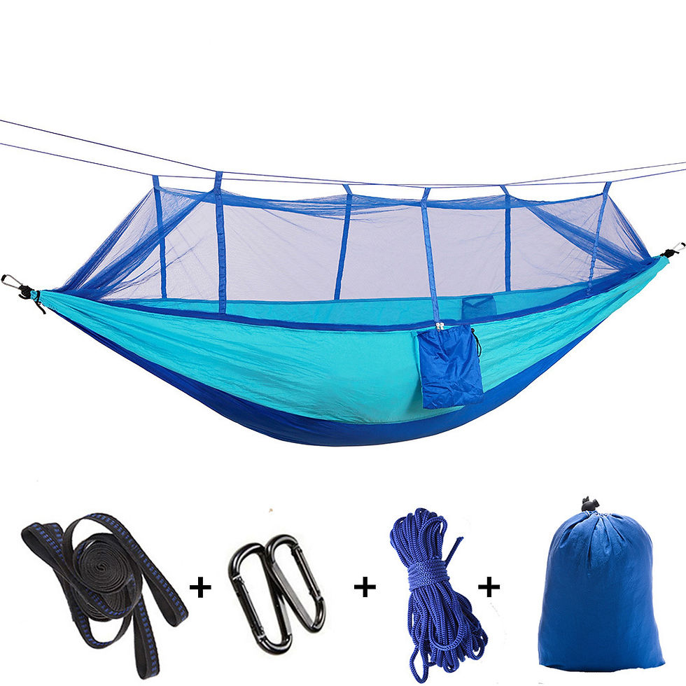 Thumbnail: Outdoor Mosquito Net Hammock with Anti-Roll Design