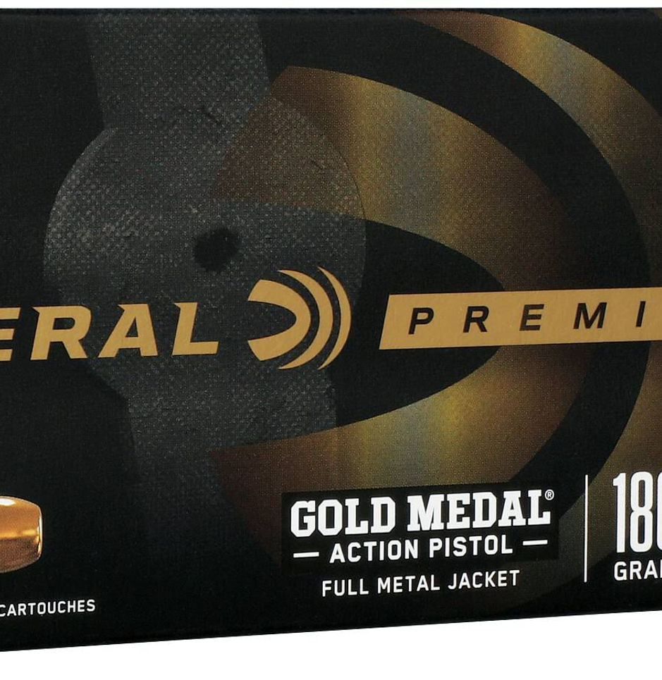 Federal | 500 rds.  | 40 S&W 180GR FMJ GOLD MEDAL ACTION PISTOL  |  50RD