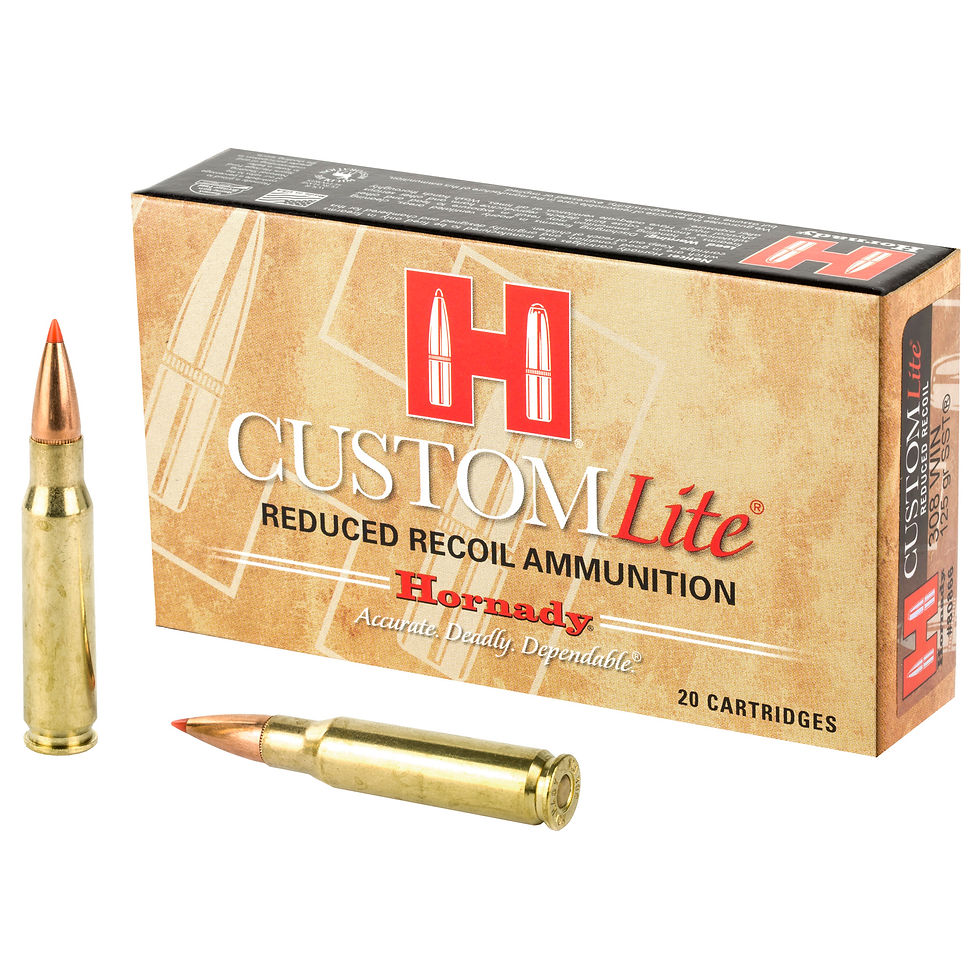 Thumbnail: Hornady | 200 rds.  | CUSTOM LITE | .308 WIN | 125gr | SST