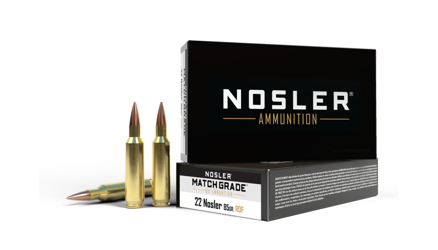 Nosler | 200 rds.  | 22 85gr RDF HPBT Match Grade  |  (20 ct.)