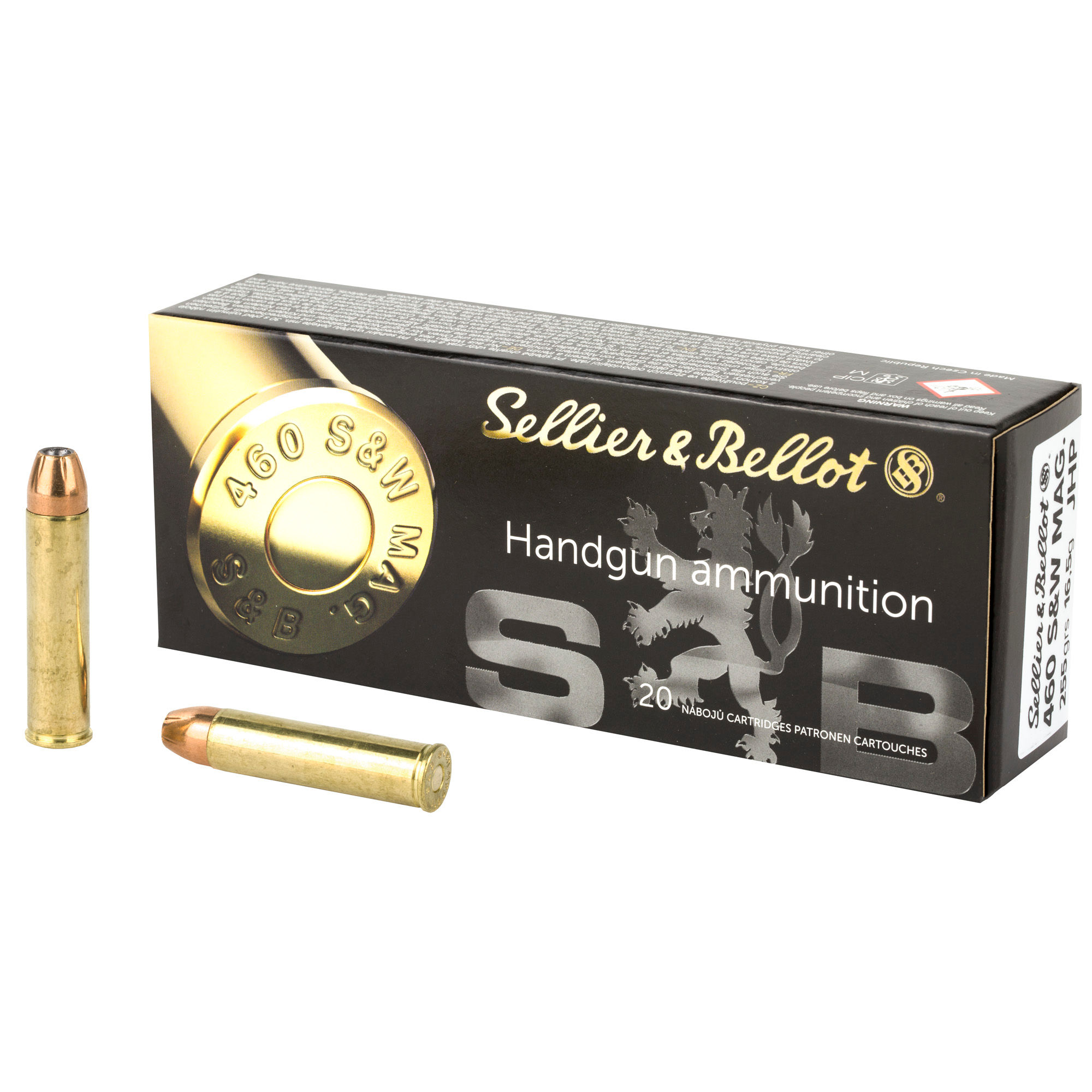 Sellier & Bellot | 240 rds.  | S&B 460SW 255GR JHP 20/240