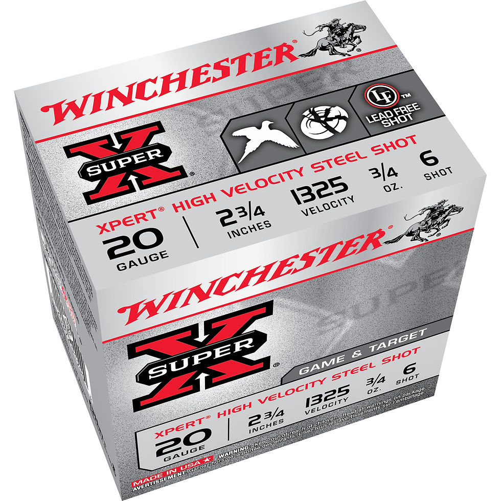 Thumbnail: Winchester | 250 rds.  | G&T STEEL SHOT 20 GA 3/4OZ #6 25R
