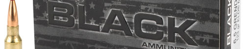 Hornady | 200 rds.  |  BLACK AMO 6.5 GRENDEL 123GR ELD MATCH 20RD (10 BOX CASE)