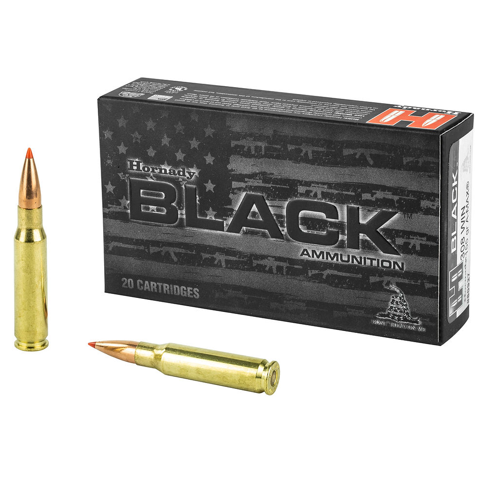 Thumbnail: Hornady | 200 rds.  | 308 WIN | 155gr | A-MAX | BLACK | 10x20/ct
