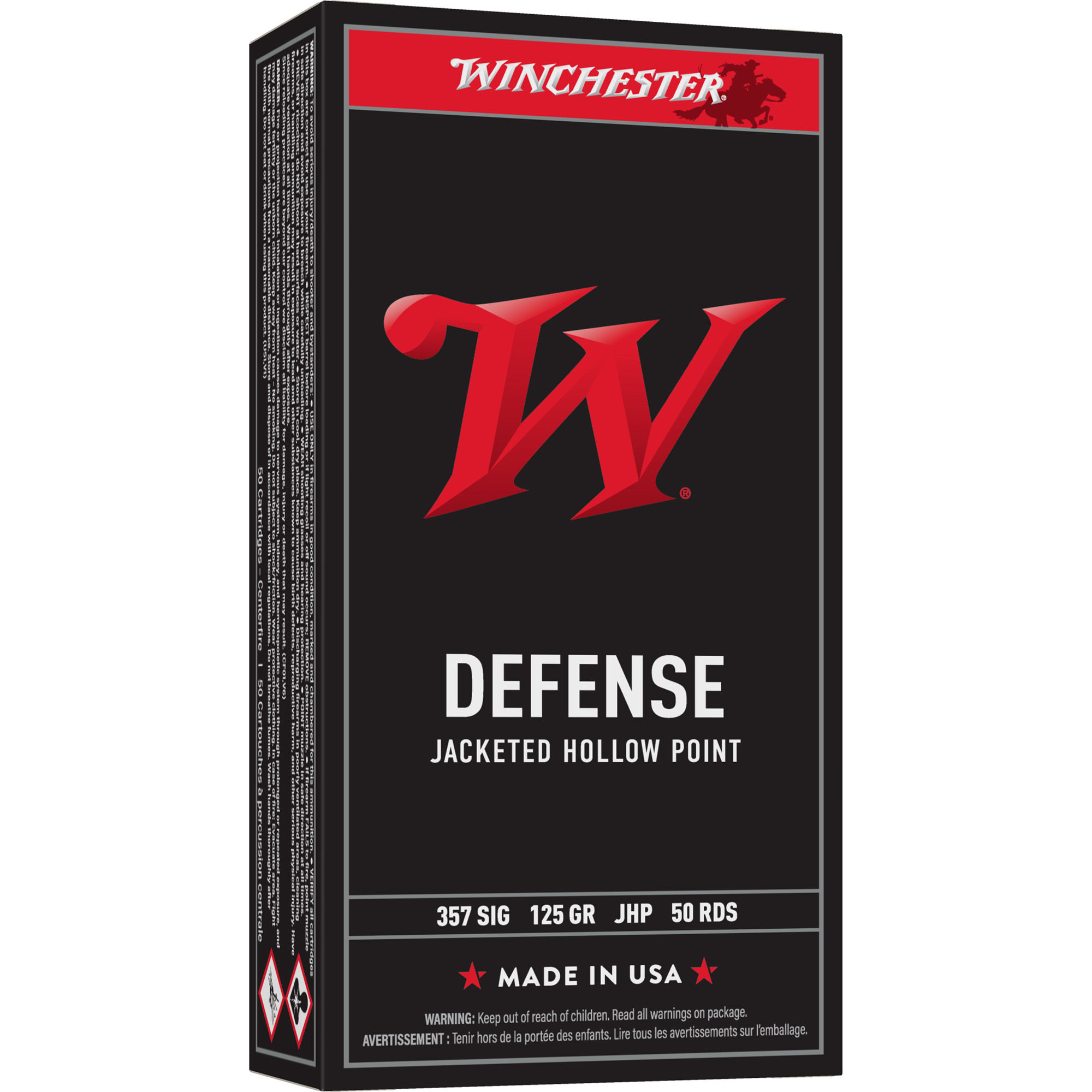 Winchester | 500 rds. | USA 357SIG 125GR JHP 50/500