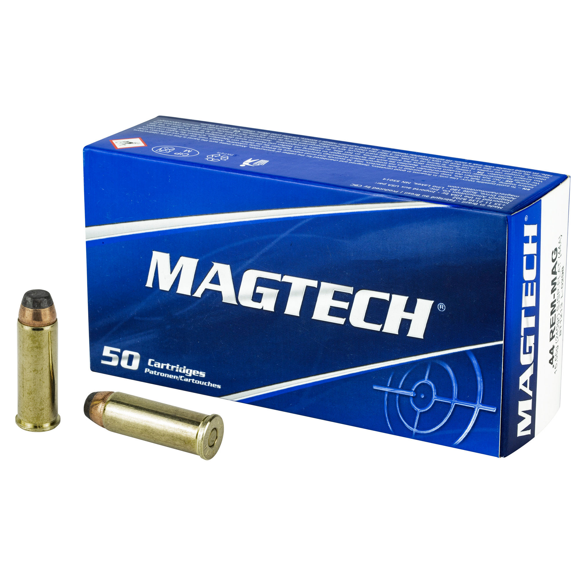 Magtech | 500 rds.  | MAGTECH  |  44 MAG 240GR SJSP 50RD