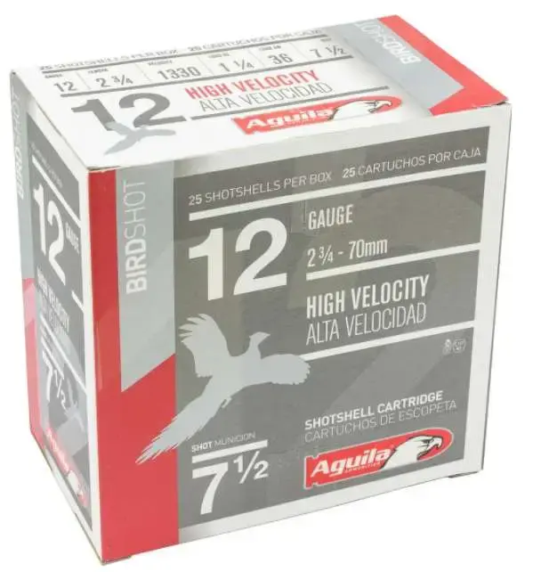 Thumbnail: Aguila | 250 rds.  | FIELD LOAD SHOTSHELL AMO 12 GA #7.5 2-3/4 1-1/4 OZ 25RD 133
