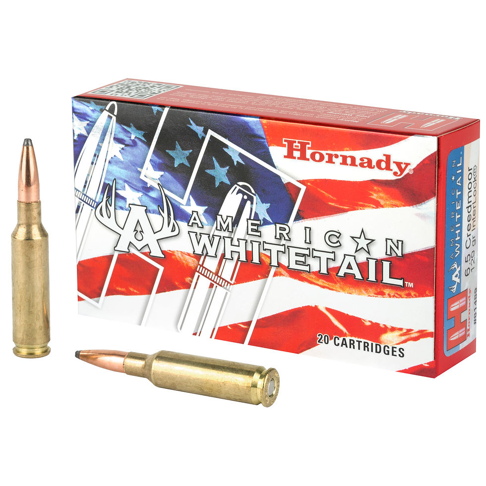 Thumbnail: Hornady | 200 rds.  | AMERICAN WHITETAIL | 6.5 CREEDMOOR | 129gr | INTERLOCK | 1