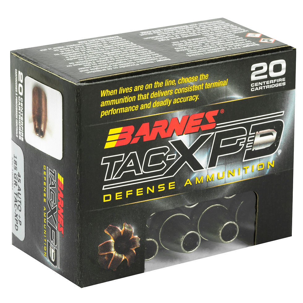 Thumbnail: Barnes Bullets | 200 rds.  | BARNES BARNES TAC-XPD  |  45 AUTO+P 185GR