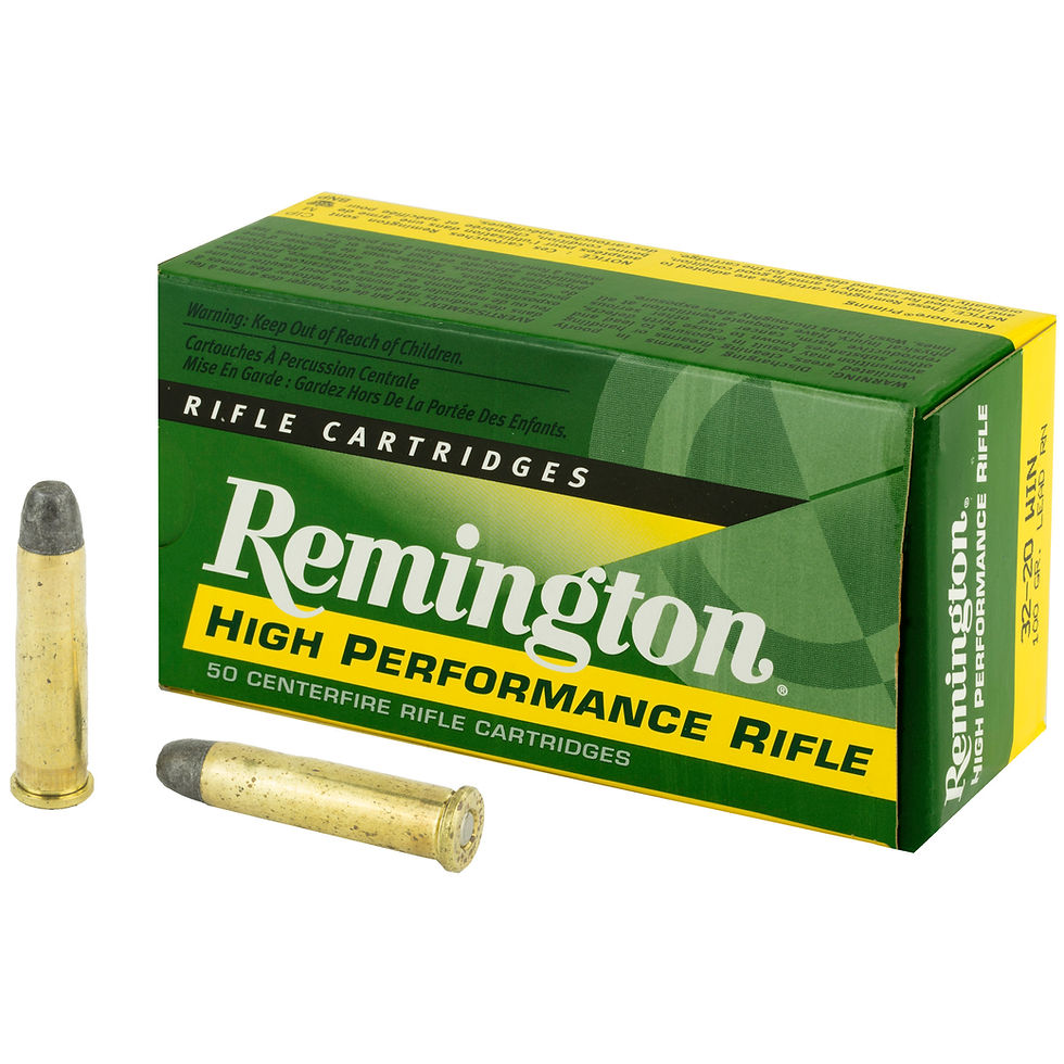 Thumbnail: Remington | 500 rds.  | HIGH PERFORMANCE 32-20 WIN 100GR LEAD  |  50RD