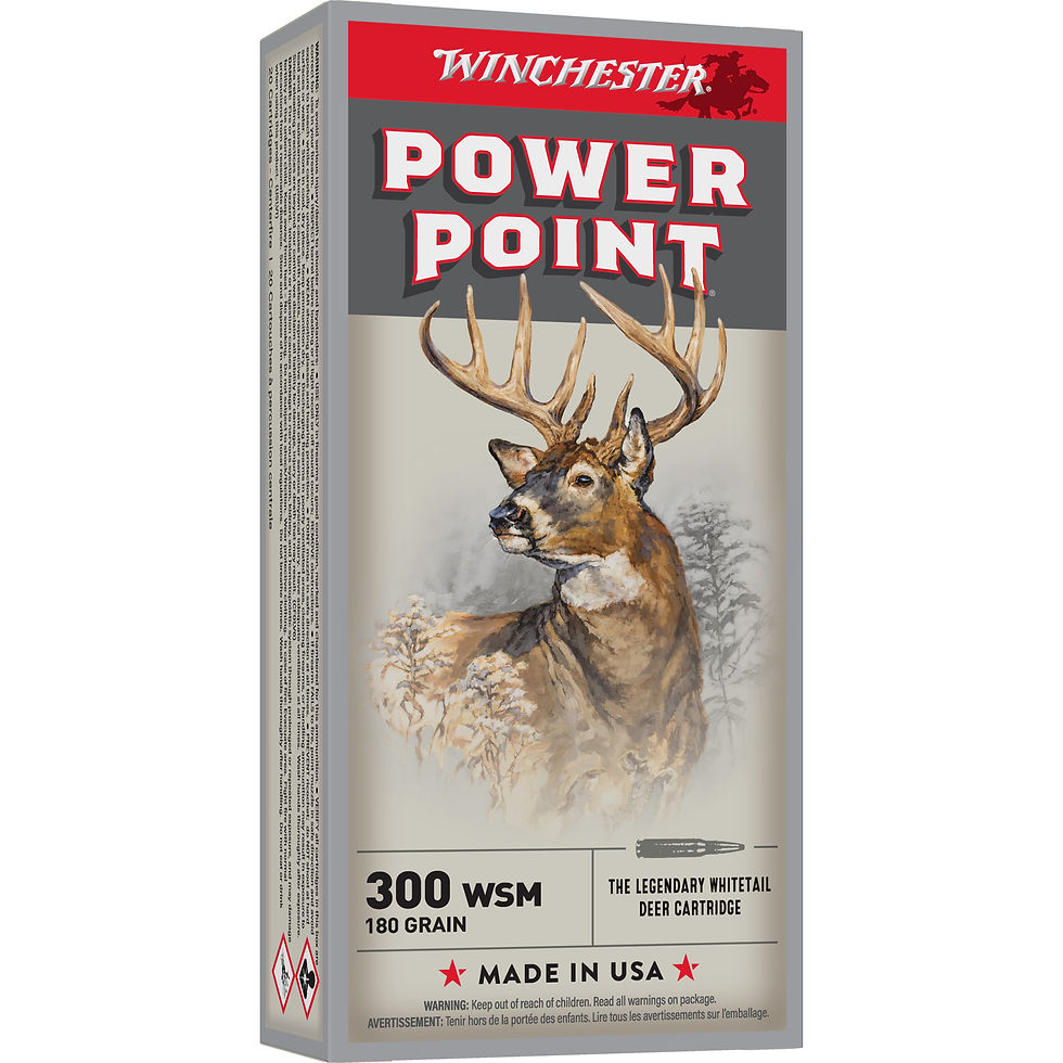 Thumbnail: Winchester | 200 rds.  | SUPER X RIFLE AMO 300 WSM 180GR POWER POINT 20RD (10 BO