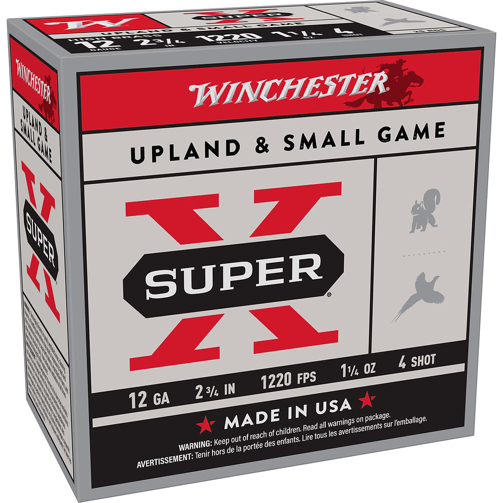 Thumbnail: Winchester | 250 rds.  | 12 GA 2-3/4 1 1/4OZ #4 SUPERX 25/BX