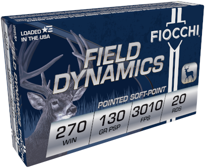 Fiocchi | 200 rds.  | .270 WIN 130GR PSP 20-RD ( 10 BOXES PER CASE )