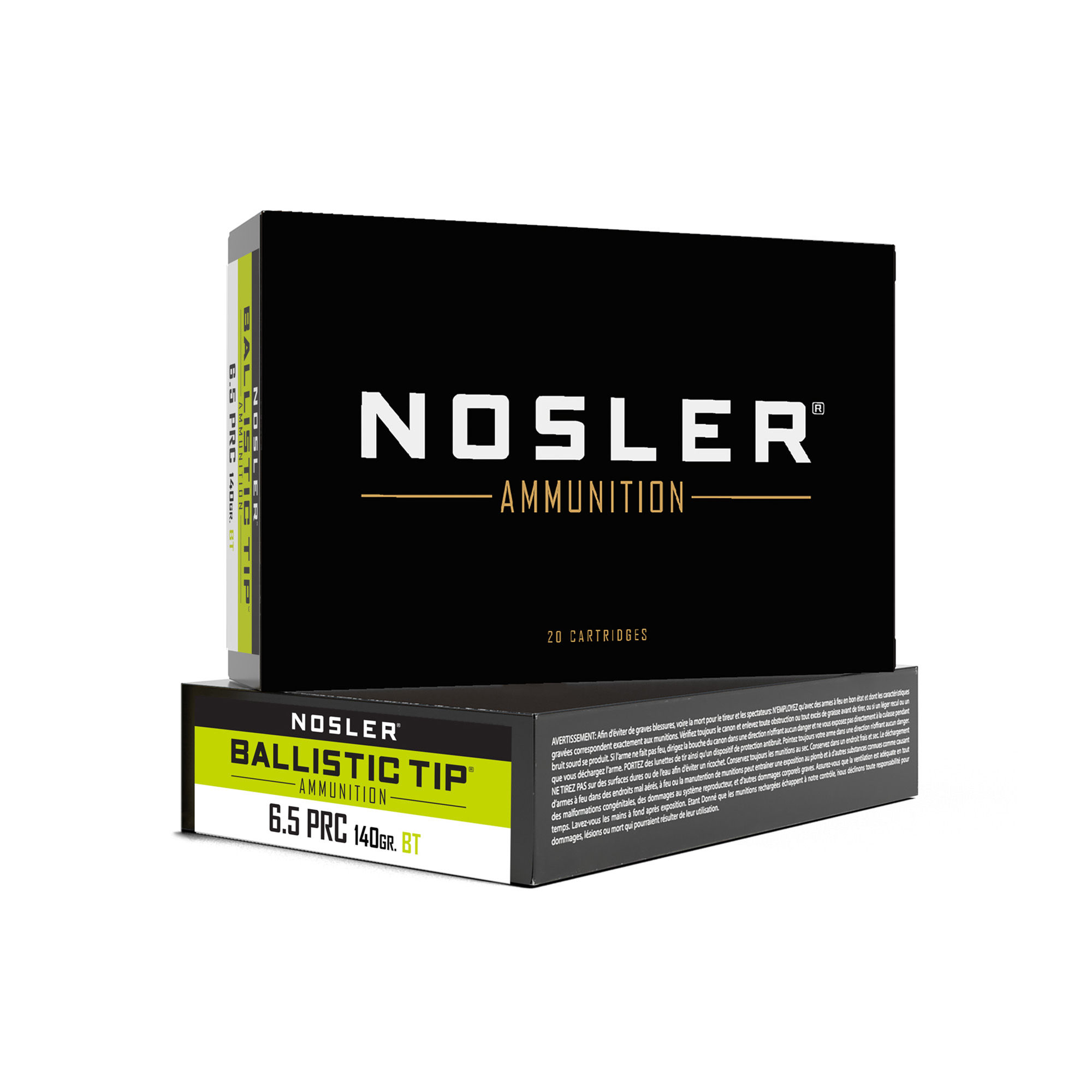 Nosler | 200 rds.  |  |  BT-6.5 PRC 140gr BT (20ct)