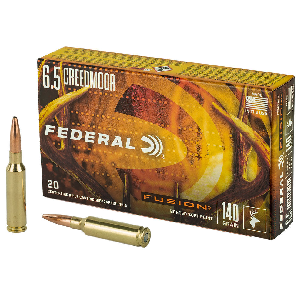 Thumbnail: Federal | 200 rds.  | FUSION 6.5 CREEDMOOR 140GR  |  20RD
