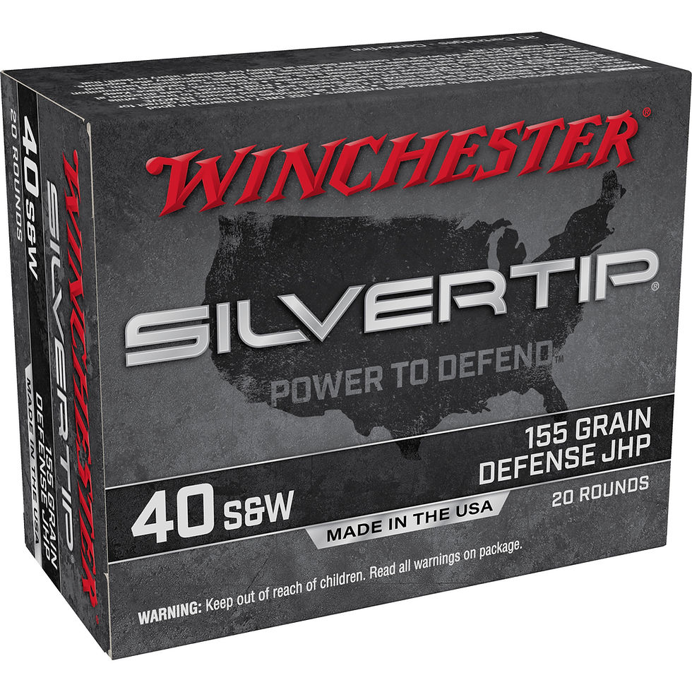 Thumbnail: Winchester | 200 rds.  | 40 S&W 155GR SILVERTIP HP 20/BOX