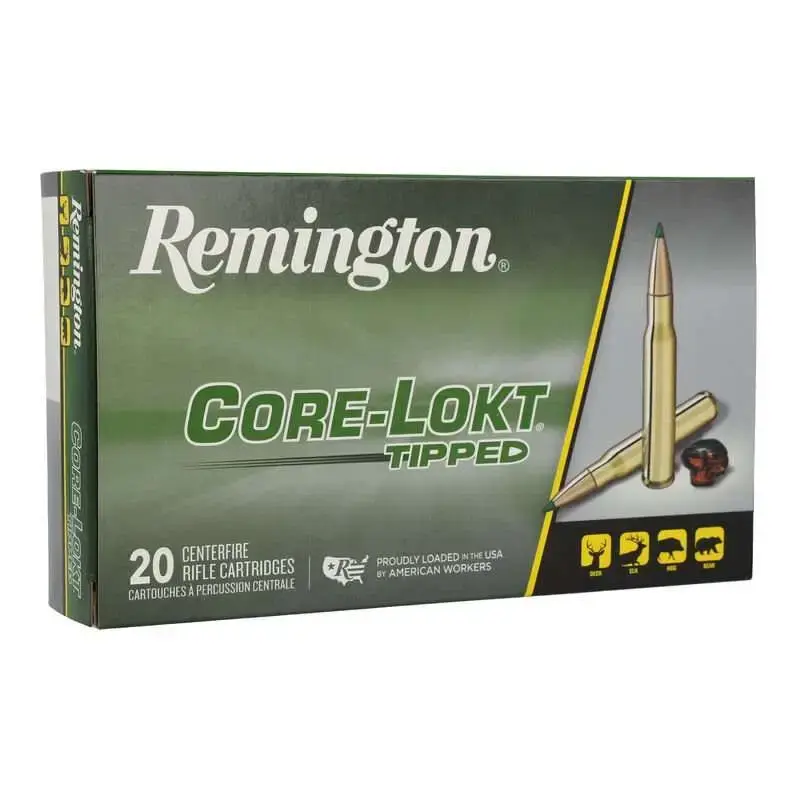 Thumbnail: Remington | 200 rds.  | 308 WIN 165GR CORE-LOKT TIPPED  |  20RD