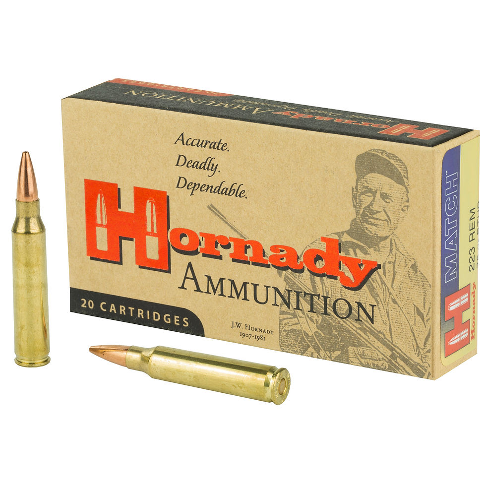 Thumbnail: Hornady | 200 rds.  | CUSTOM 223 75 GR BTHP MATCH
