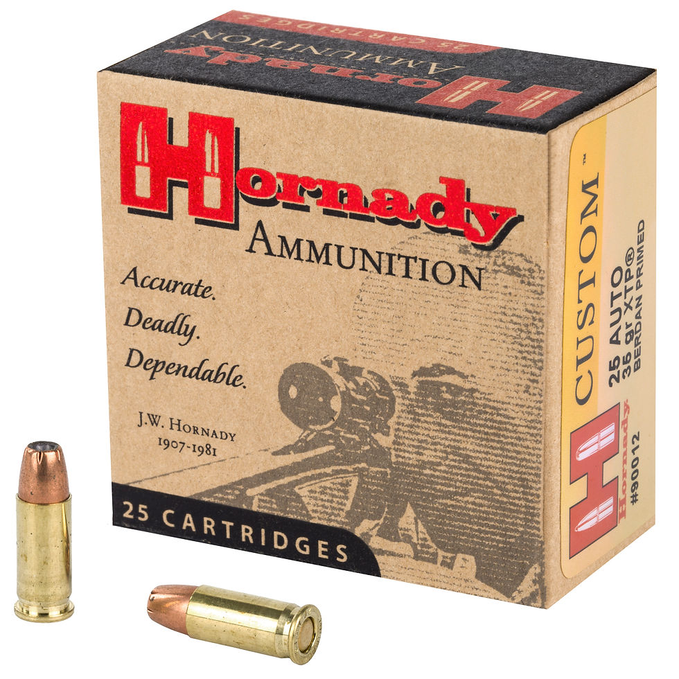 Thumbnail: Hornady | 250 rds.  | 25AUTO 35GR JHP/XTP 25/BX